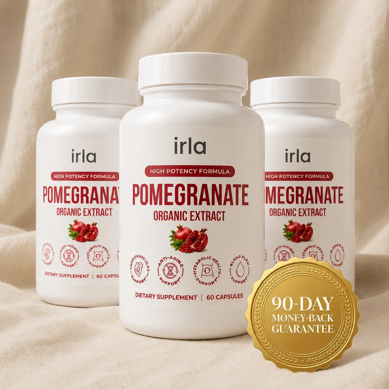 Irla Organic Pomegranate Extract bottle